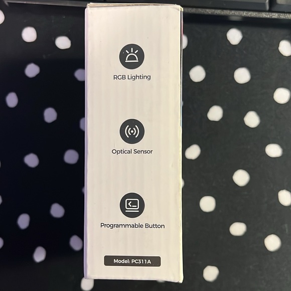 Victsing RGB Gaming Computer Mouse, Model: VTPC311A, Wired, Programmable, Black - Picture 10 of 10